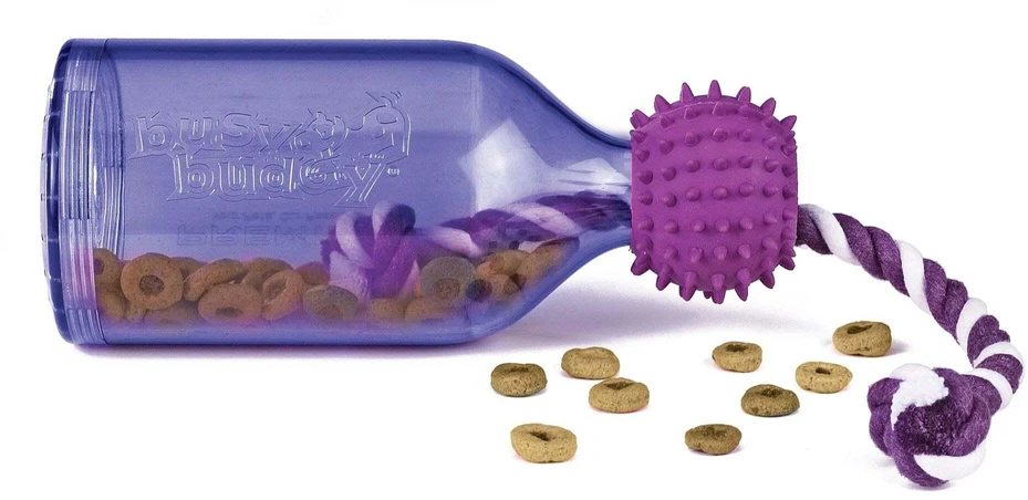 PetSafe Busy Buddy Tug-A-Jug interaktyvus buteliuko formos žaislas – itin mažas, patvarus