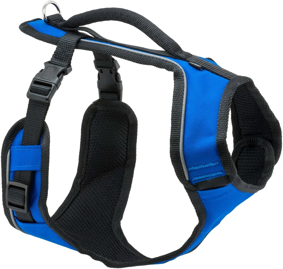 PetSafe Easy Sport pakinkalas M dydžio, mėlynas – be spaudimo, reguliuojamas, patogiai priglundantis