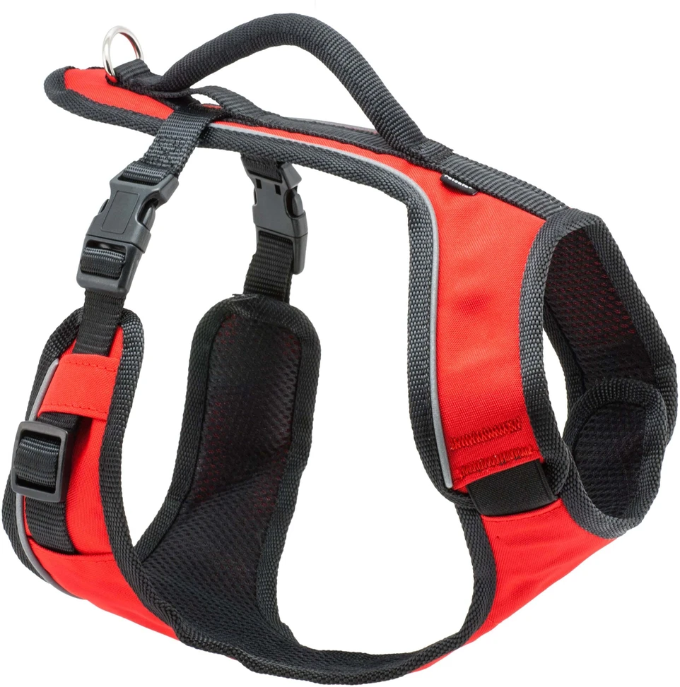 PetSafe Easy Sport pavadėlis Raudonas – švelnus slėgis, reguliuojamas dizainas, mažas dydis, patogus prigludimas
