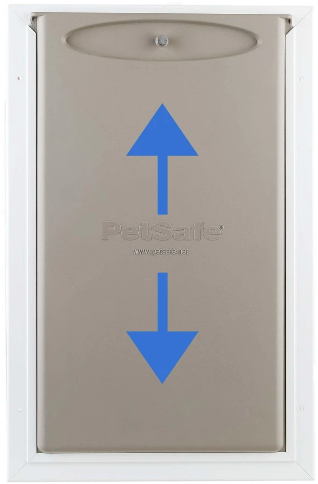 „PetSafe“ Extreme Weather aliuminio durys augintiniams – XL karščiui izoliuojantis sustiprintas metalinis įėjimas
