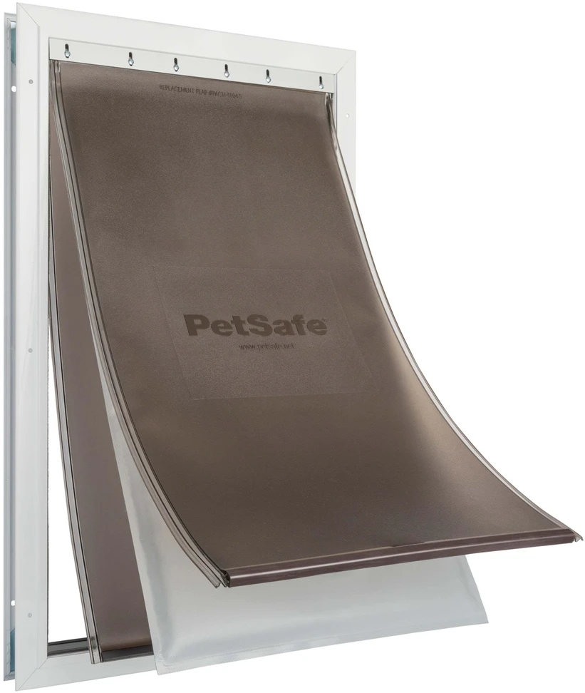 „PetSafe“ Extreme Weather aliuminio durys augintiniams – XL karščiui izoliuojantis sustiprintas metalinis įėjimas