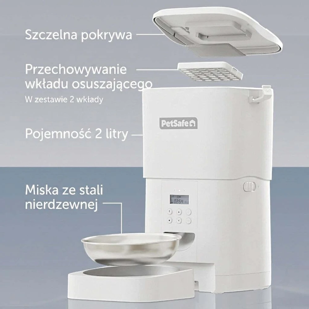 PetSafe FlexFeeder Pro išmanusis gyvūnų šėrimo įrenginys, aštuonios porcijos per dieną