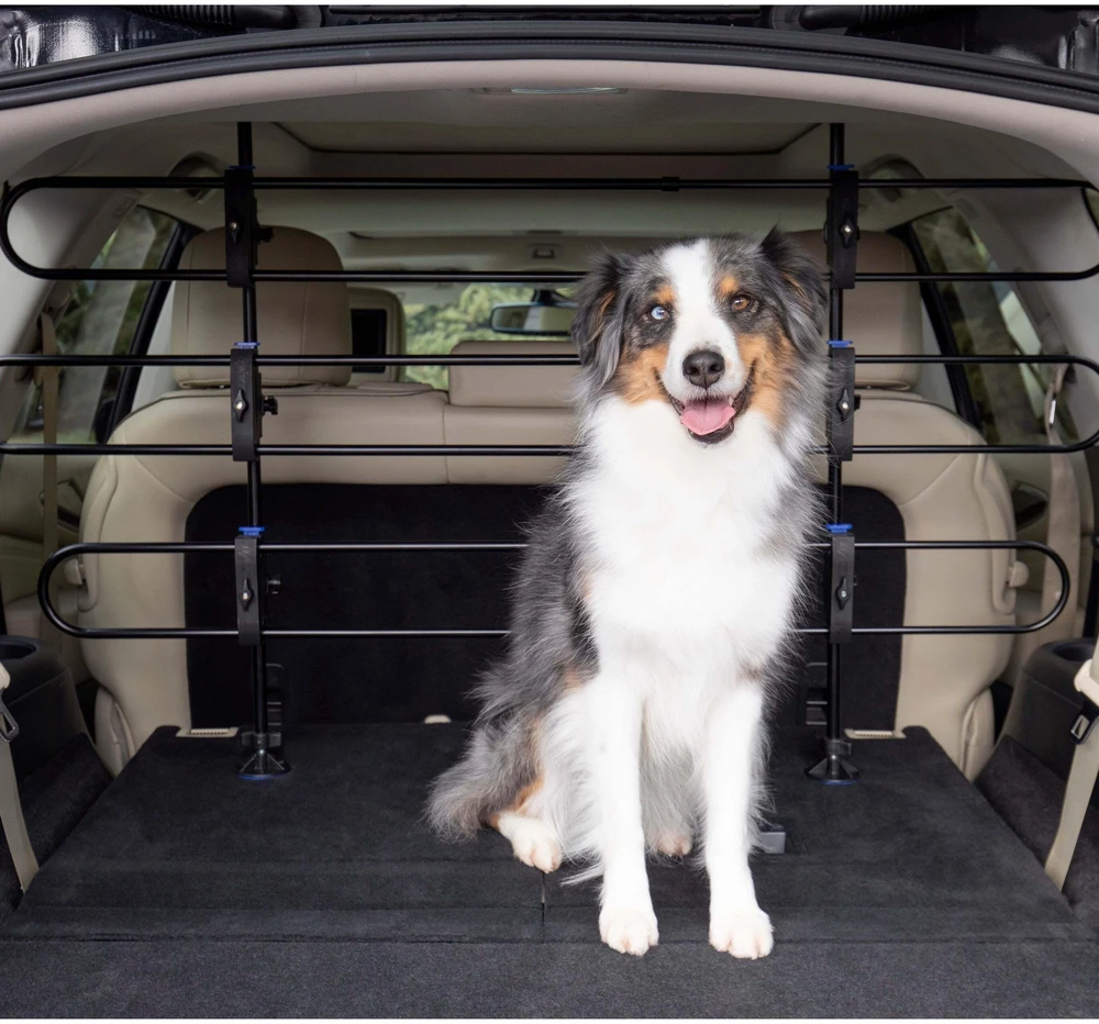 PetSafe Happy Ride Metal Dog Barrier – Reguliuojamas automobilio grotelių atskyrimas, patvari plieno konstrukcija