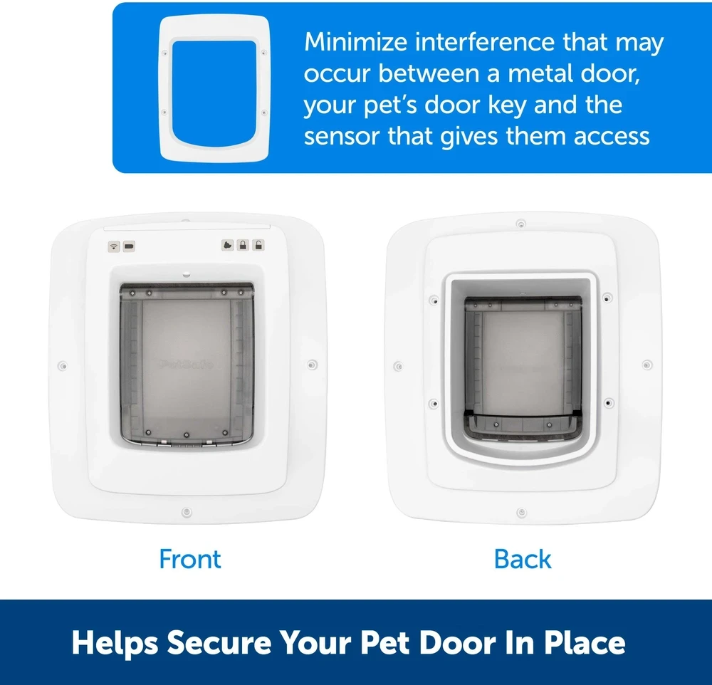 PetSafe Išmanusis durų adapteris – vidutinio dydžio, saugiai priglundantis prie „SmartDoor“ sistemų