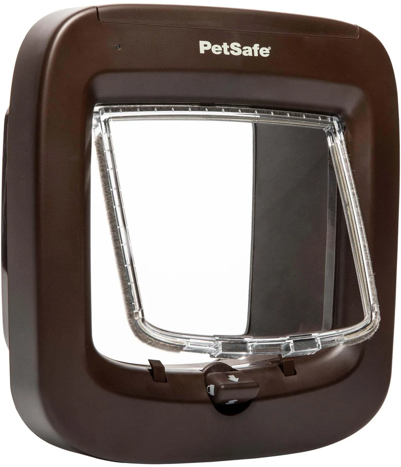 „PetSafe“ mikroschemų katės durelės – automatinis ir rankinis įėjimas, saugios baltos durys