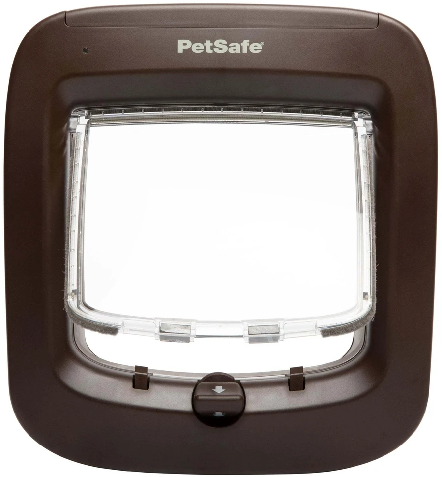 „PetSafe“ mikroschemų katės durelės – automatinis ir rankinis įėjimas, saugios baltos durys