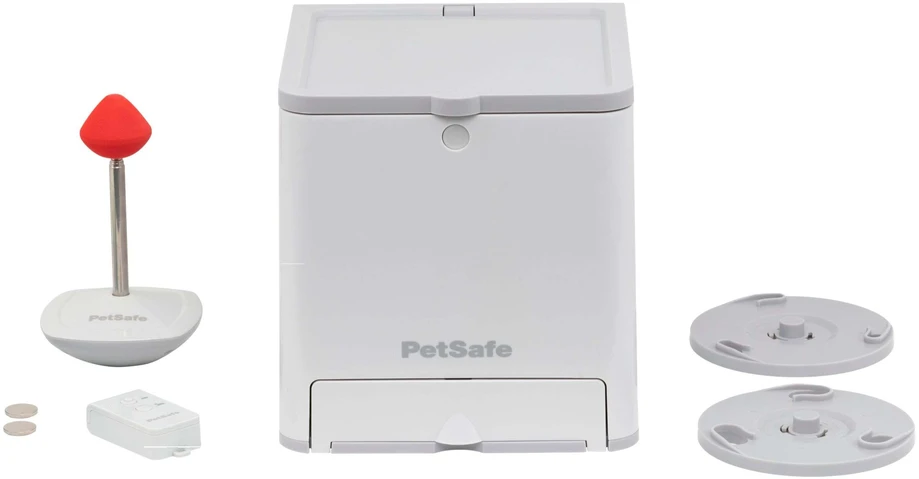 PetSafe Mokomasi & apdovanokite nuotolinio atlygio treniruoklis – Automatinis skanėstų dozatorius, interaktyvus treniruočių įrankis