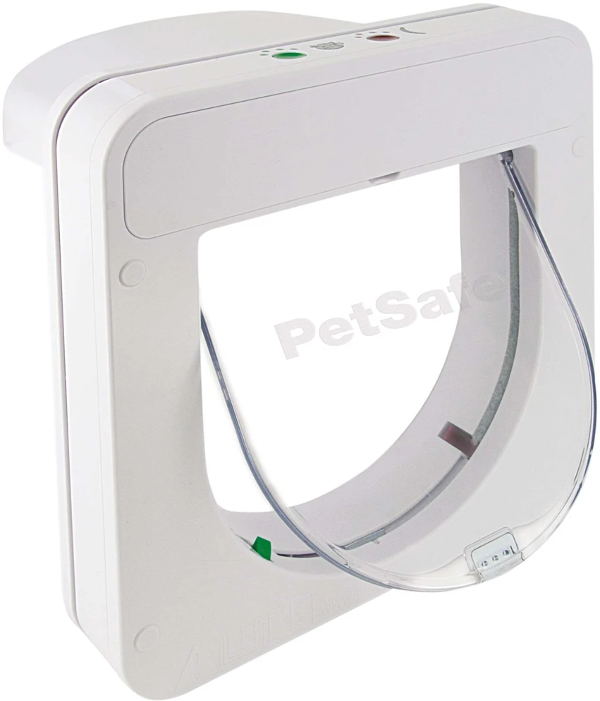 PetSafe Petporte Katės Išmanusis Praėjimas – Mikroschemomis Aktyvuojamos Saugios Įėjimo Durys, Pažangus Prieigos Valdymas