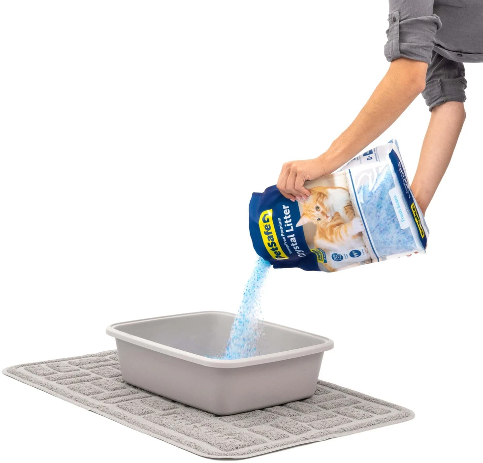 PetSafe Scoop Free Premium Crystal Litter 3.6kg – Silikono, Aglomeruojanti, Kvapo neutralizavimo formulė