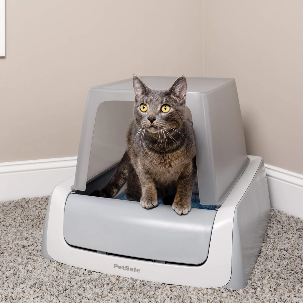 PetSafe ScoopFree® 1,5 kačių kraiko dėžutė su gaubtu