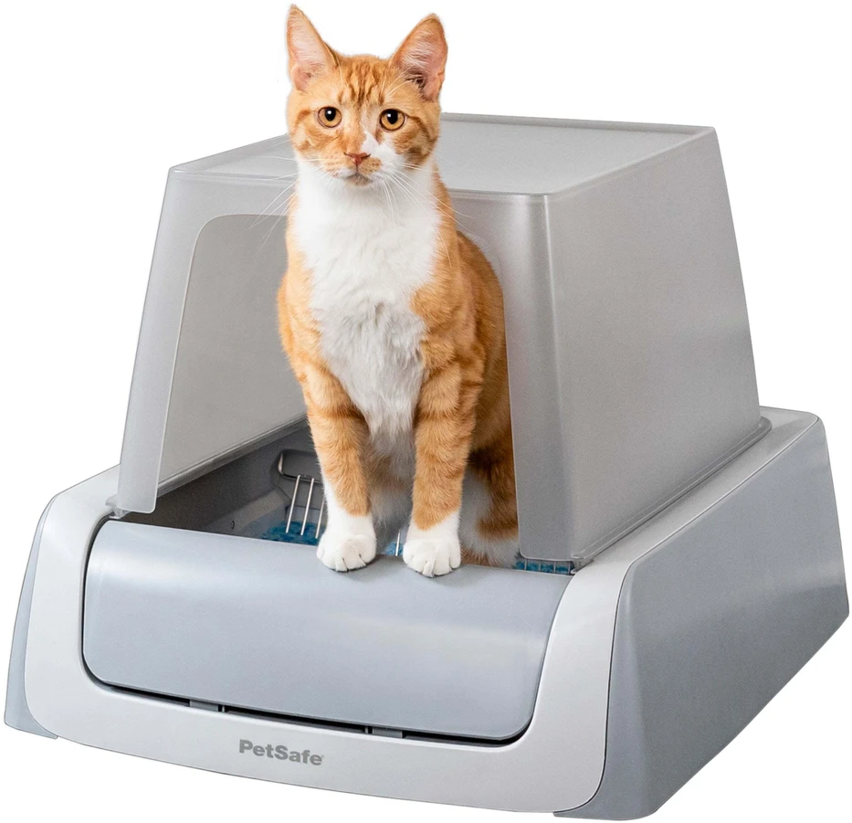 PetSafe ScoopFree® 1,5 kačių kraiko dėžutė su gaubtu