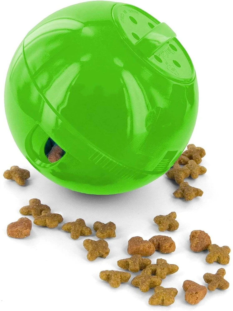 „PetSafe SlimCat“ interaktyvus ėdalo dozatorius – šviesiai rožinis kačių skanėstų ir ėdalo dozatorius, lėtesnio valgymo skatinimui