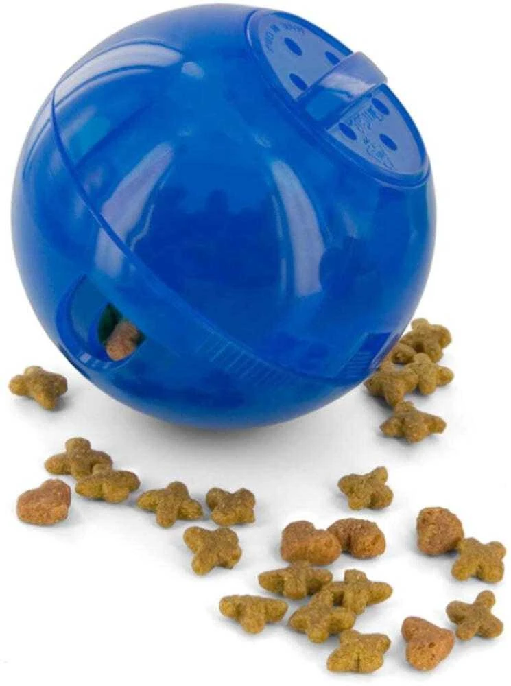 „PetSafe SlimCat“ interaktyvus ėdalo dozatorius – šviesiai rožinis kačių skanėstų ir ėdalo dozatorius, lėtesnio valgymo skatinimui