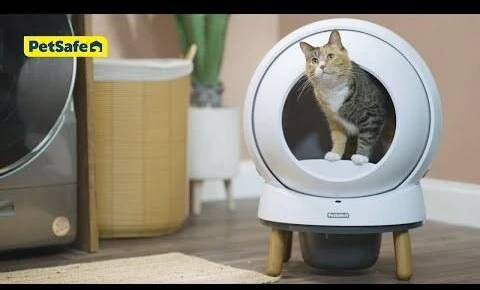 „PetSafe SmartSpin“ savaime išsivalanti kraiko dėžutė – su „Wi-Fi“, valdoma per išmanųjį telefoną, be vargo prižiūrima