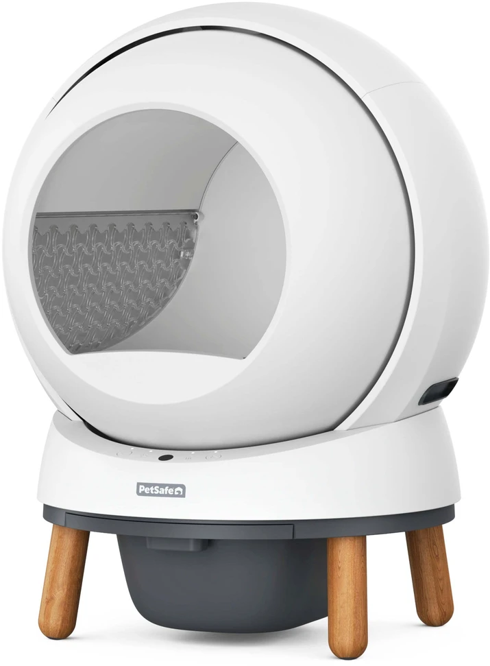„PetSafe SmartSpin“ savaime išsivalanti kraiko dėžutė – su „Wi-Fi“, valdoma per išmanųjį telefoną, be vargo prižiūrima