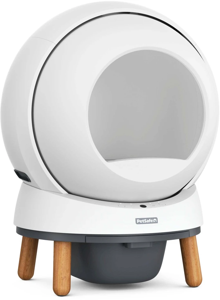 „PetSafe SmartSpin“ savaime išsivalanti kraiko dėžutė – su „Wi-Fi“, valdoma per išmanųjį telefoną, be vargo prižiūrima