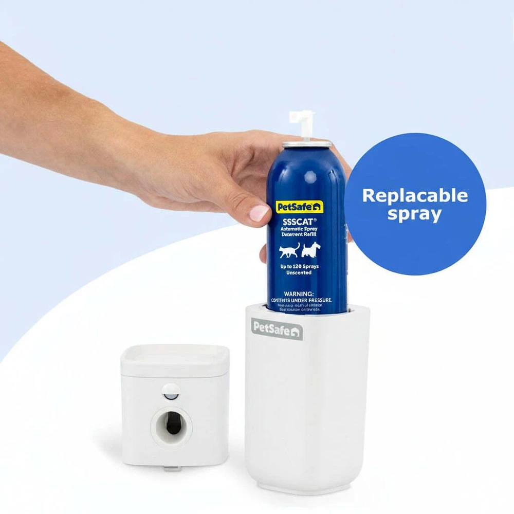PetSafe SSSCAT papildymo balionėlis 115ml – bekvapis purškiklis, greito atjungimo dizainas