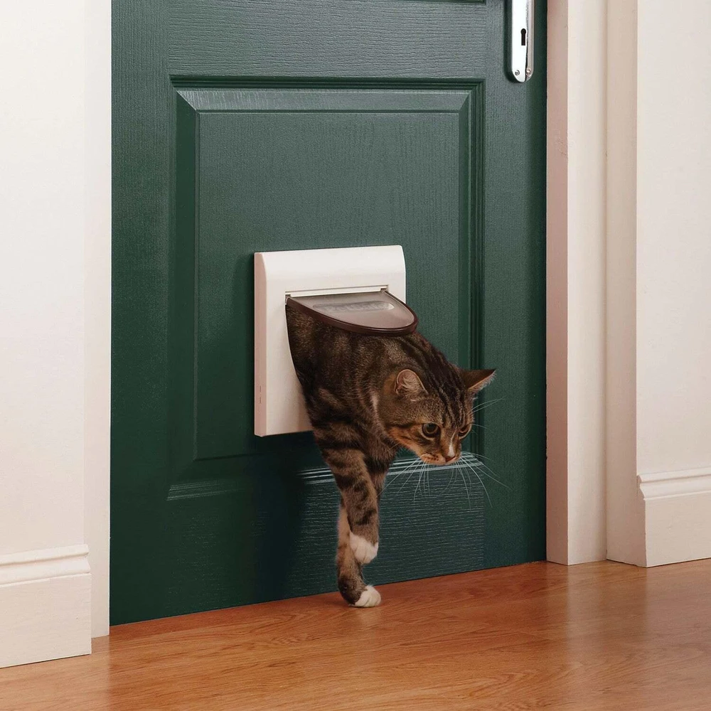 PetSafe Staywell durelės keturių padėčių katėms ir šunims iki 7kg baltos