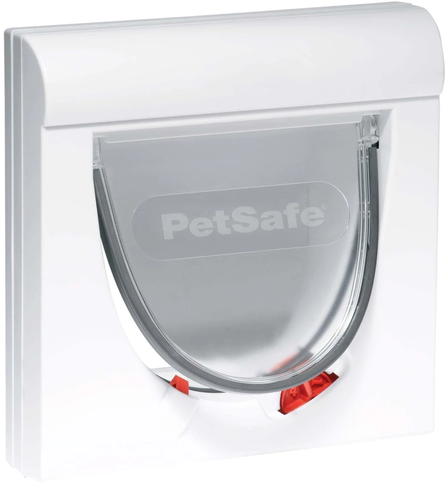 PetSafe Staywell durelės su keturių padėčių magnetinių užraktu katėms baltos
