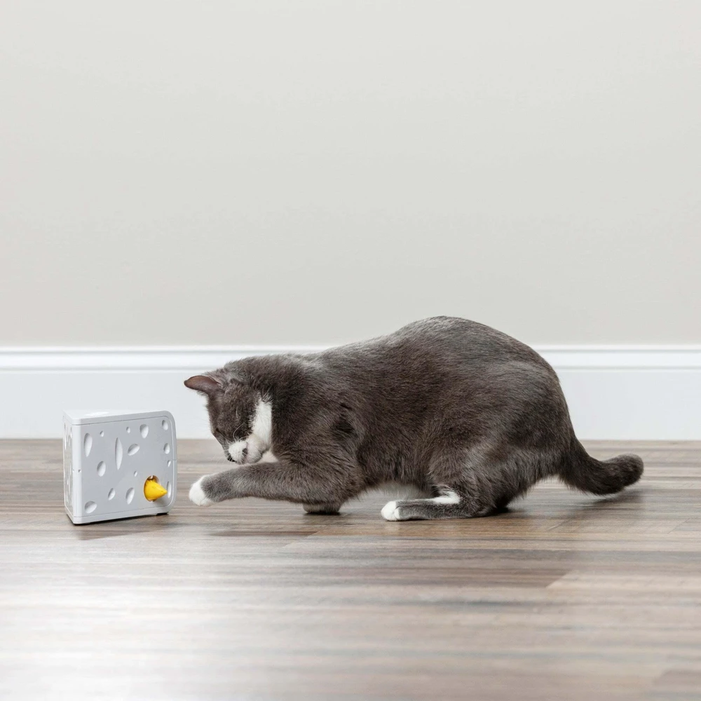 Petsafe FroliCat CHEESE Automatic Cat Teaser žaislas katėms su pelyte