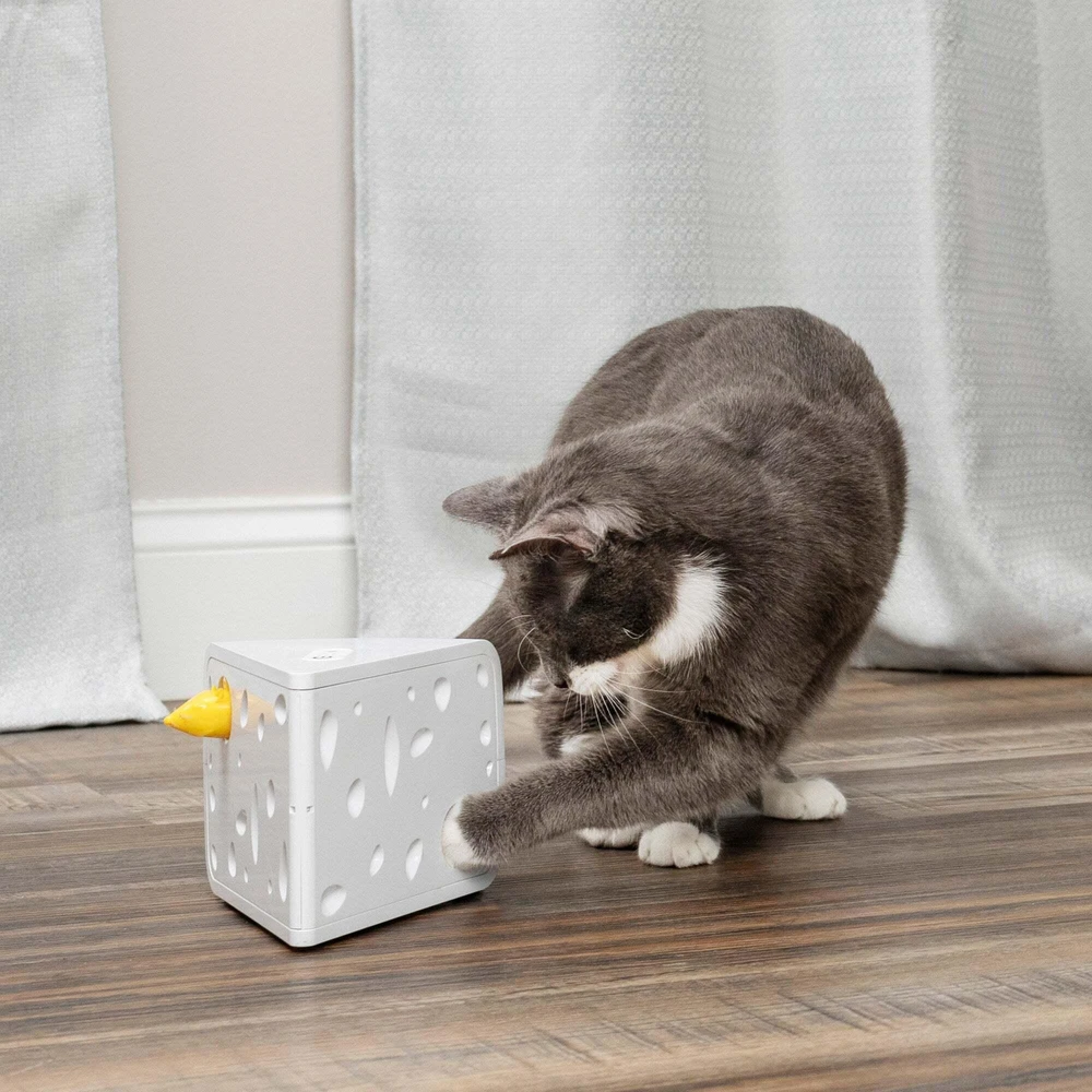 Petsafe FroliCat CHEESE Automatic Cat Teaser žaislas katėms su pelyte