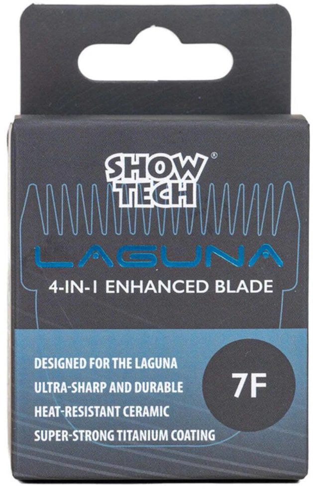 Show Tech 4in1 patobulinta Laguna ašmenų Nr. 7F – tiksli plieno pakeitimo galvutė, 3 mm pjovimo ilgis