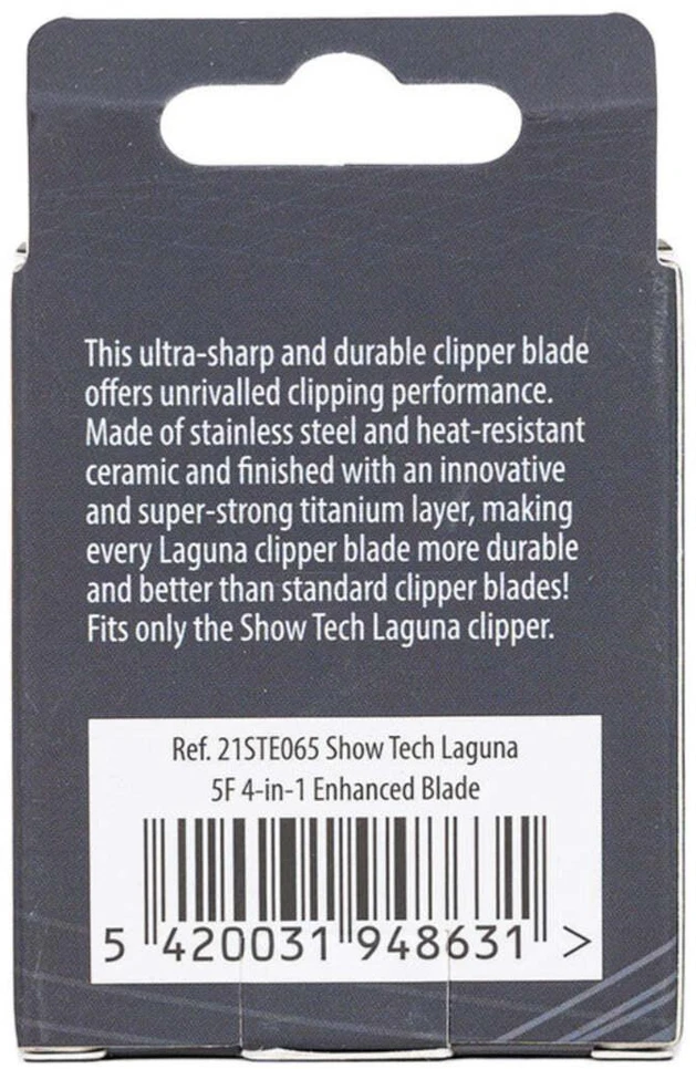 Show Tech 4in1 patobulumas Laguna Blade Nr. 5F – Tikslumo plieno keičiamasis ašmenys, 6 mm pjovimo ilgis