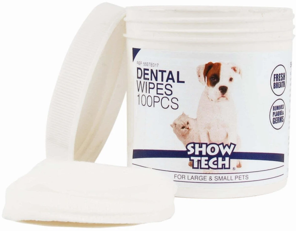 Show Tech Dental Wipes dantų valymo servetėlės, 100 vnt
