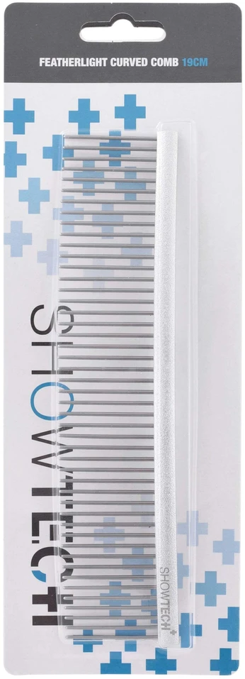 Show Tech Featherlight Curved šukos 19cm – Itin lengvas apdailos įrankis su ergonomišku dizainu