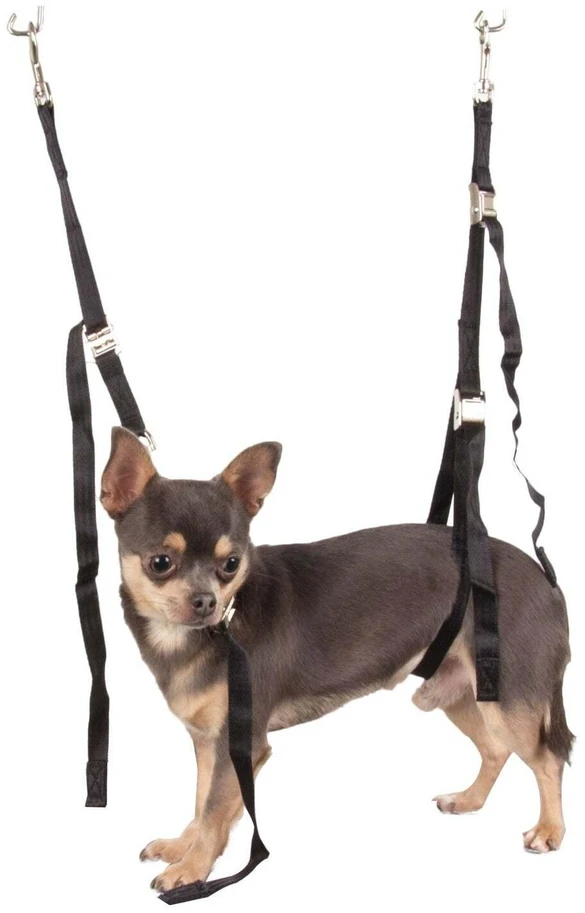 Show Tech Grooming Noose Set Mini – Reguliuojamos nailoninės pavadėliai, 1,5 cm pločio, saugiai priglundantis