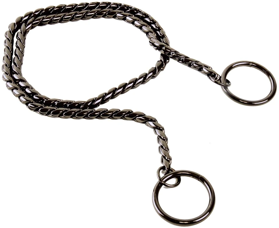 Show Tech Gyvatės grandinėlė Anthracite – Elegantiška metalinė parodų grandinėlė, 25cm tvirtos apdailos