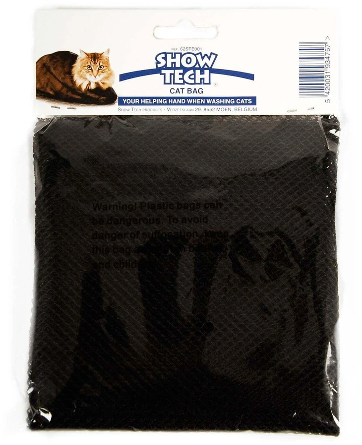 Show Tech Cat Bag maišelis katėms maudyti, 1 vnt