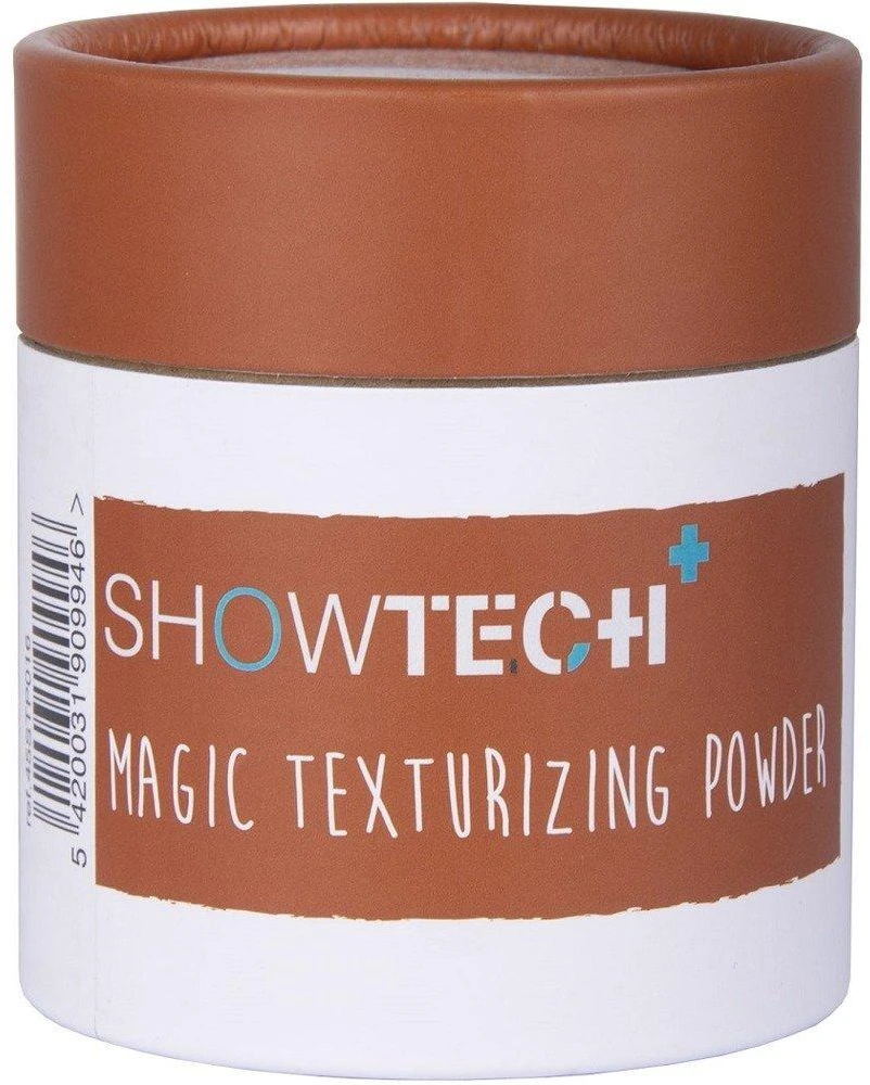 Show Tech Magic lengvinamasis ir suteikiantis apimtį pudra, 100g lengvos fiksacijos formulė