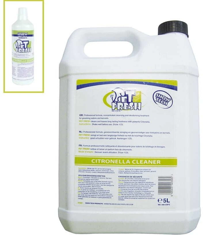 Show Tech Pet-Fresh Citronella koncentruotas valiklis, 5 l
