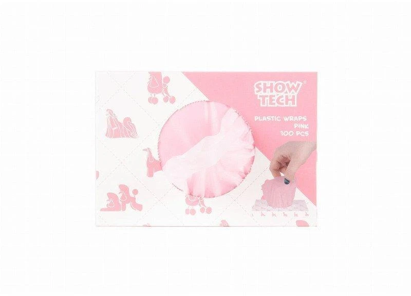 Show Tech plastikiniai suktukai folijai – Patvarios 15x30 cm plėvelės, 100 vienetų pakuotė