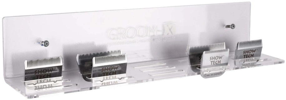 Show Tech Plexi Blade Holder – Sieninis skaidrus organizatorius su patvariu akrilo dizainu