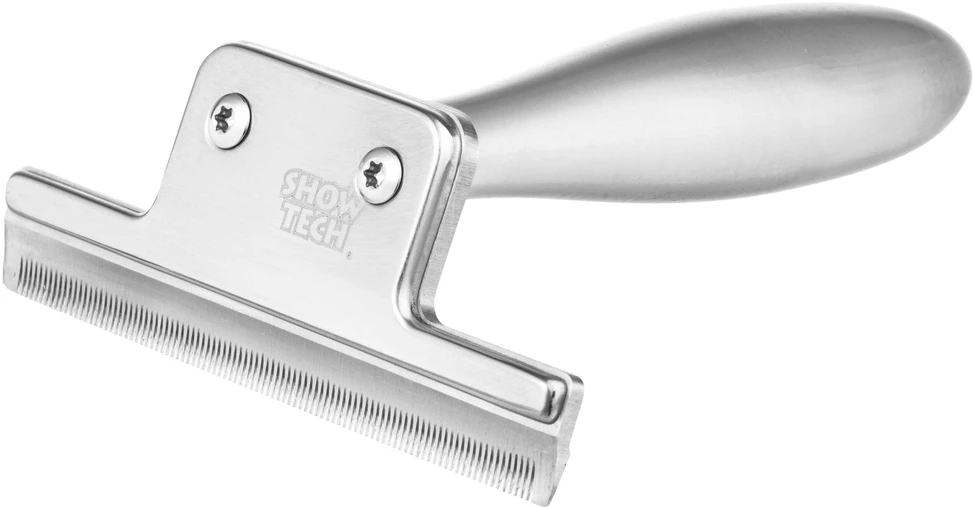 Show Tech Profesionali šepečių valiklis "Stopper" didelis – pašalina pavilkius, 10cm ašmenys, ergonomiška rankena