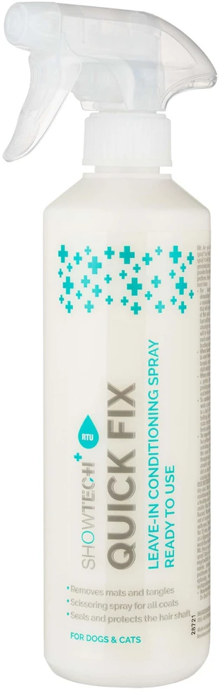 Show Tech+ Quick Fix purškiklis 500ml – Atpainiojanti ir antistatinė priežiūros formulė, atstumianti nešvarumus