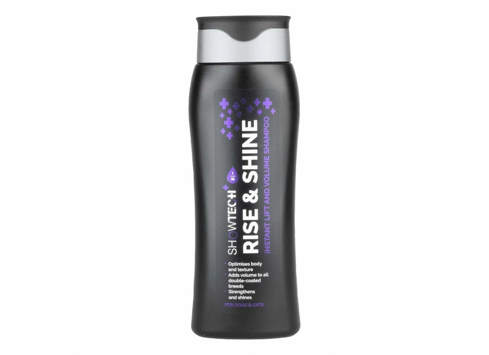 Show Tech Rise & Shine momentinio pakėlimo ir apimties šampūnas – koncentruota plaukų apimties suteikianti formulė, 300 ml