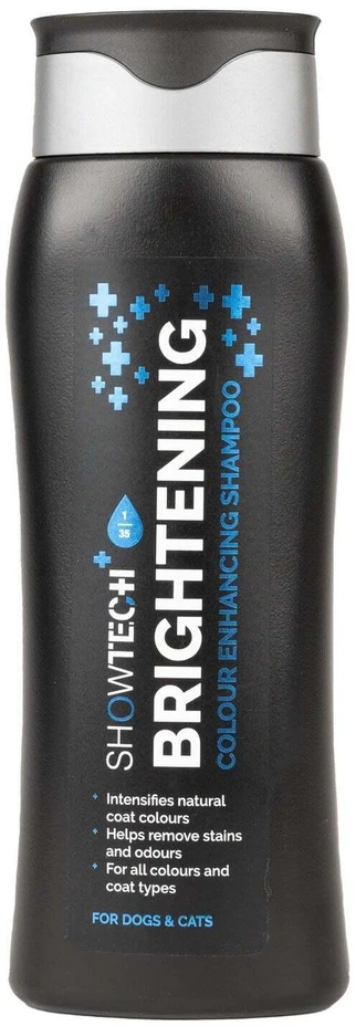 Show Tech+ Šampūnas ryškumui – koncentruota spalvą paryškinanti formulė, pašalina spalvos pakitimus, 300 ml