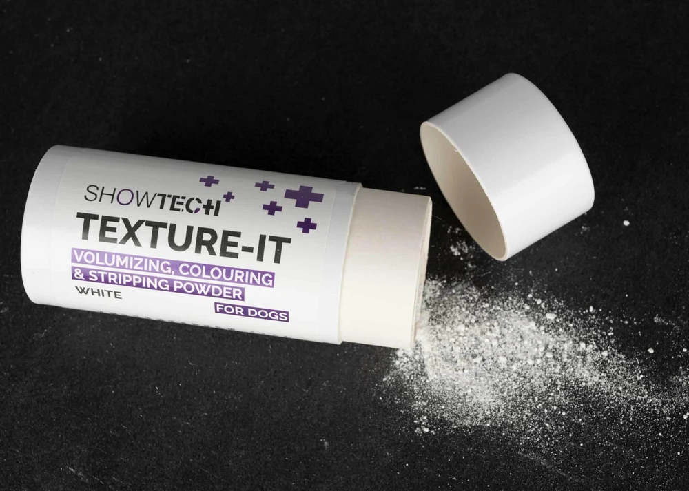 Show Tech+ Texture-It Balti Milteliai 24g – Savitos apimties suteikianti formuluotė, gerina kailio tekstūrą ir blizgesį