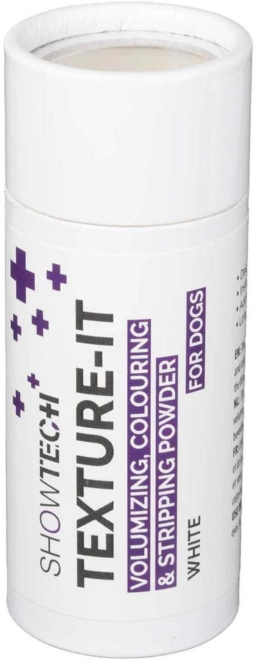 Show Tech+ Texture-It Balti Milteliai 24g – Savitos apimties suteikianti formuluotė, gerina kailio tekstūrą ir blizgesį