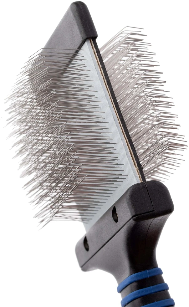 Show Tech Twin Flex Slicker Detangling Large – Lanksva dvipusė galvutė, ergonomiška rankena