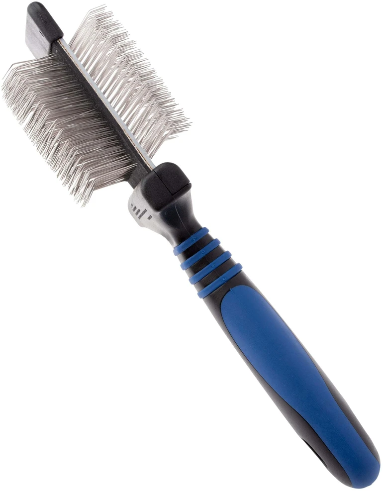 Show Tech Twin Flex Slicker Detangling Large – Lanksva dvipusė galvutė, ergonomiška rankena