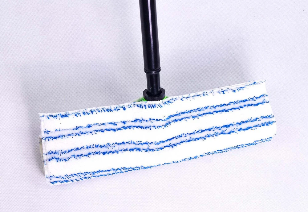 V7 Mikropluošto šluostės galvutė – Aukštos kokybės Velcro tvirtinimas, suderinama su šluotų kotais