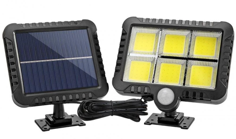120 LED lempa su judesio ir judesio jutikliu