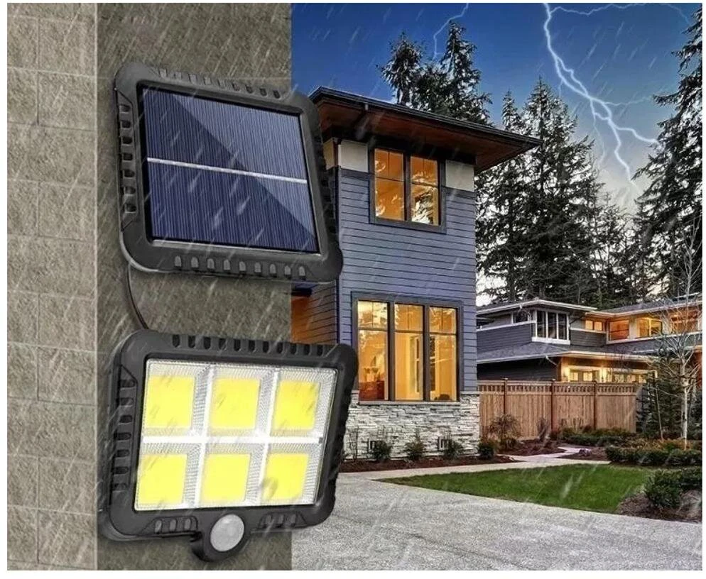 120 LED lempa su judesio ir judesio jutikliu