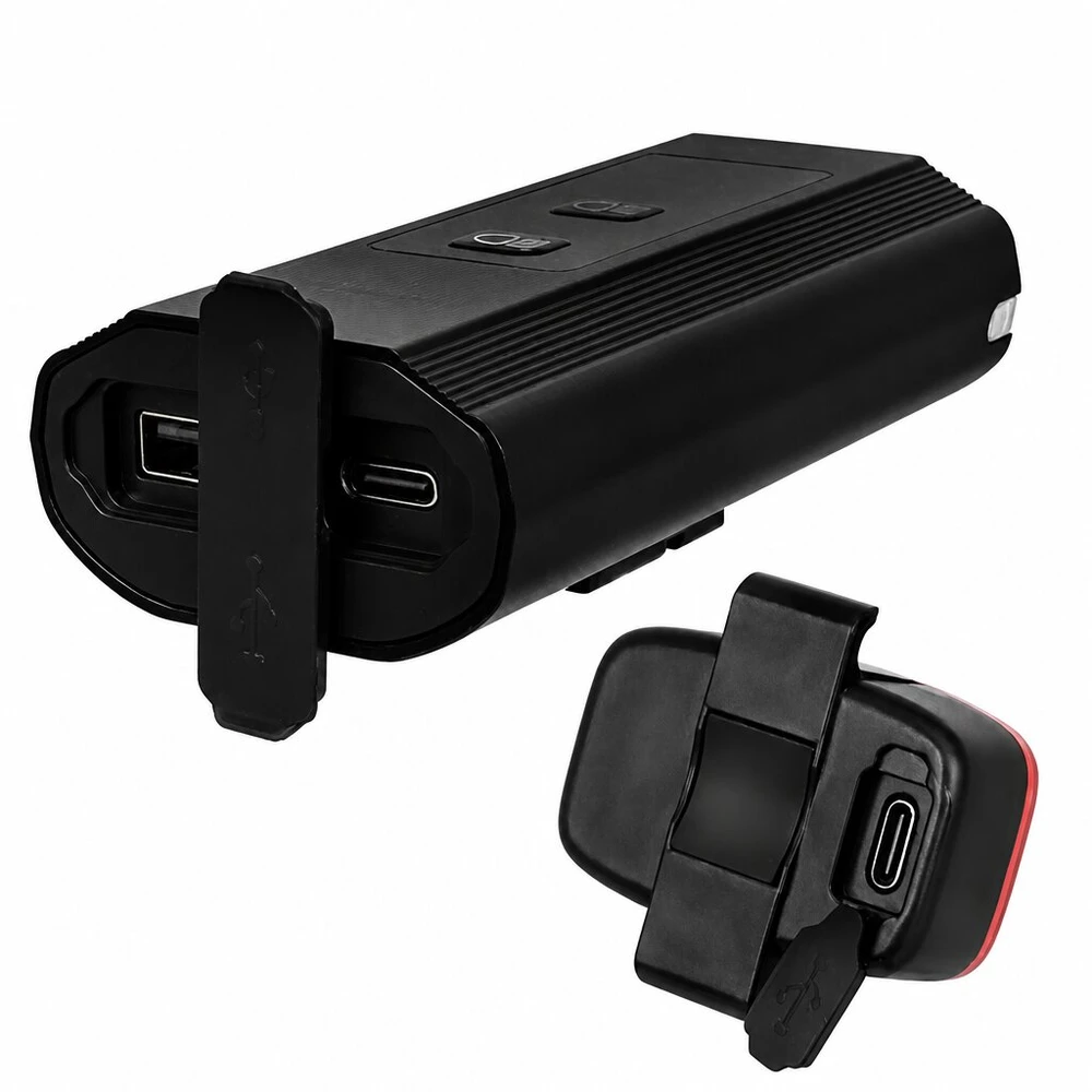 1300 lm LED dviračio žibintas su USB-C ir IP65 atsparumu vandeniui