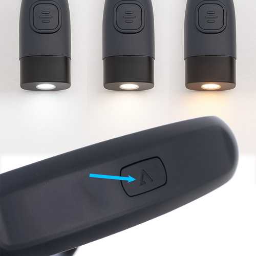 Ant kaklo uždedama LED lempa skaitymui, įkraunama USB-C