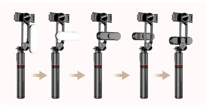 Asmenukių lazda Selfie sticks Airi L15 LED